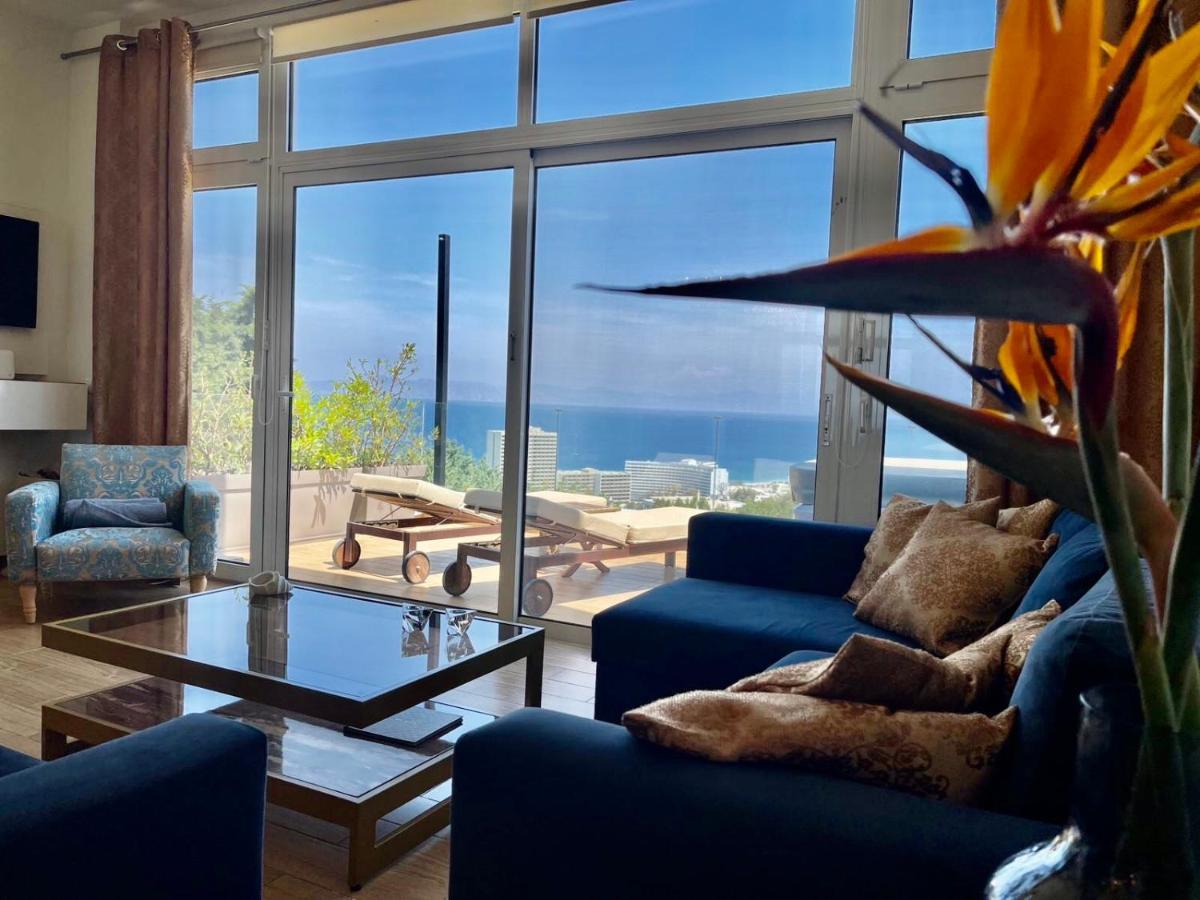Flyviewflatsgold Privatehottub With Seaview Daire Ixia  Dış mekan fotoğraf