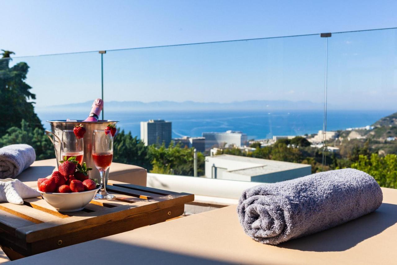 Flyviewflatsgold Privatehottub With Seaview Daire Ixia  Dış mekan fotoğraf