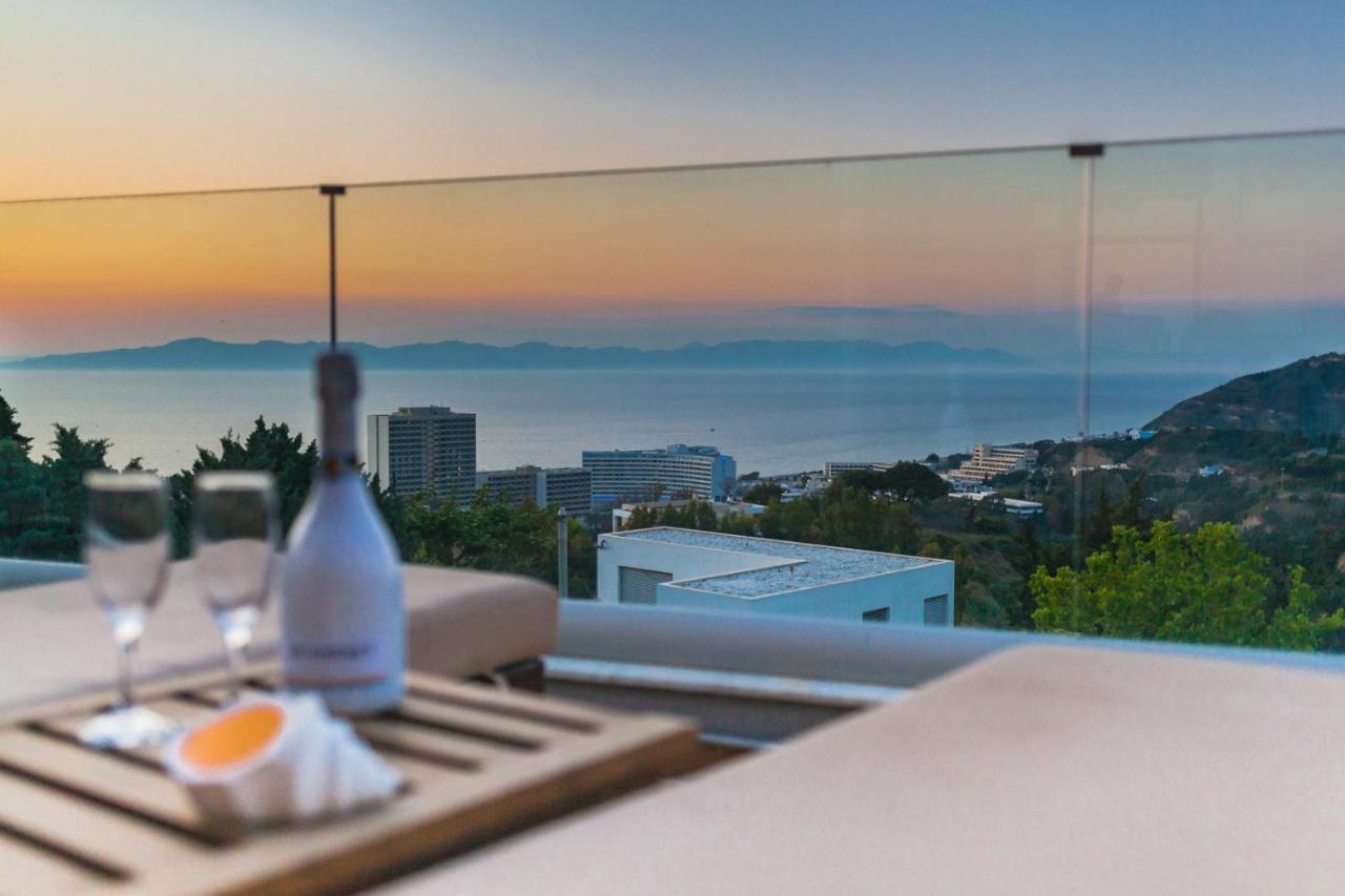 Flyviewflatsgold Privatehottub With Seaview Daire Ixia  Dış mekan fotoğraf