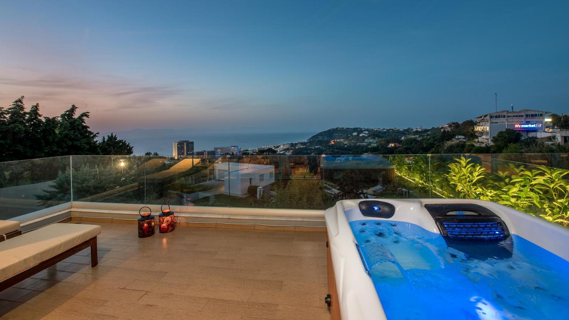 Flyviewflatsgold Privatehottub With Seaview Daire Ixia  Dış mekan fotoğraf