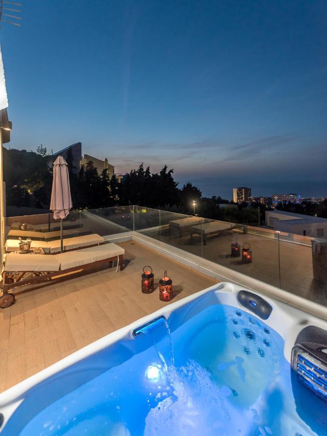 Flyviewflatsgold Privatehottub With Seaview Daire Ixia  Dış mekan fotoğraf