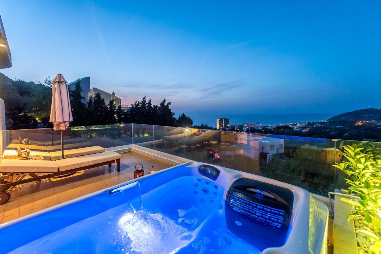 Flyviewflatsgold Privatehottub With Seaview Daire Ixia  Dış mekan fotoğraf